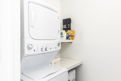 Laundry facilities in the villa