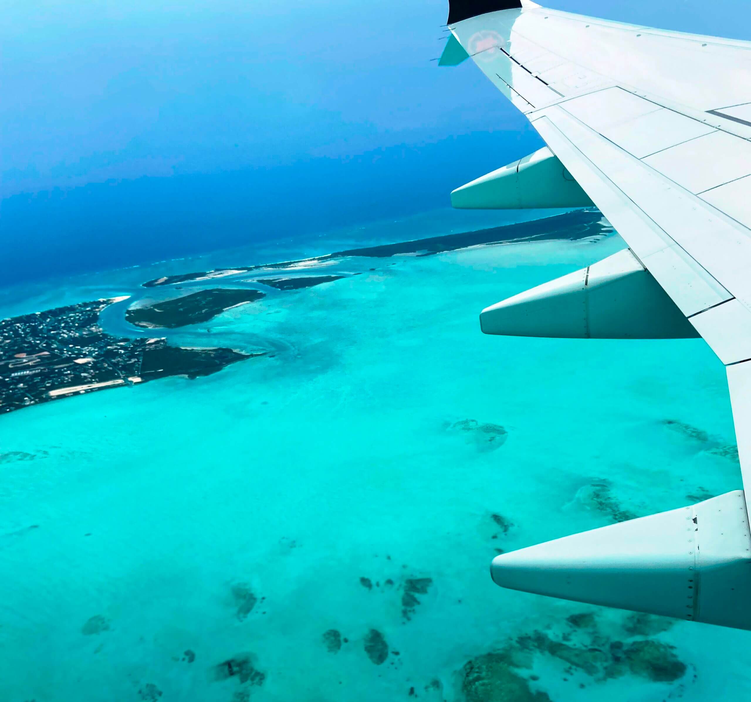 Turks and Ciacos from the air